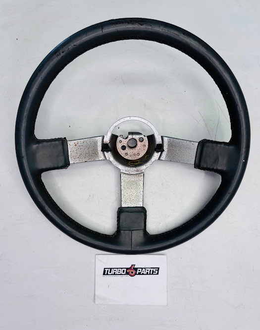 OEM Grey Leather Steering Wheel