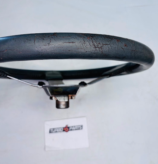 OEM Grey Leather Steering Wheel