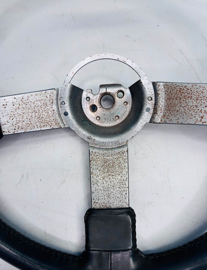 OEM Grey Leather Steering Wheel