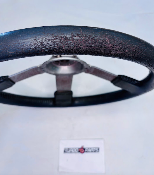 OEM Grey Leather Steering Wheel