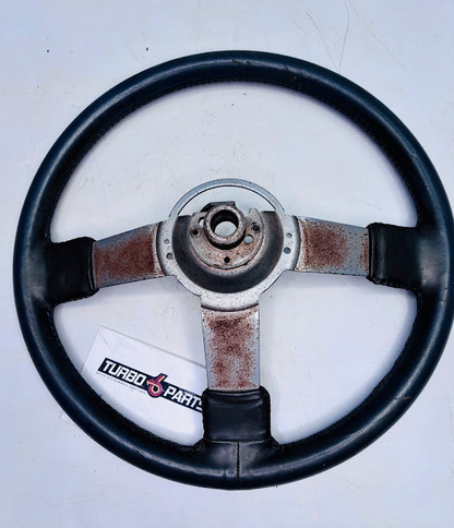 OEM Grey Leather Steering Wheel