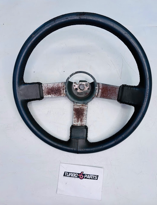 OEM Grey Leather Steering Wheel