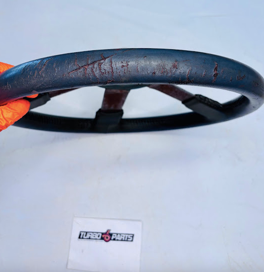 OEM Grey Leather Steering Wheel