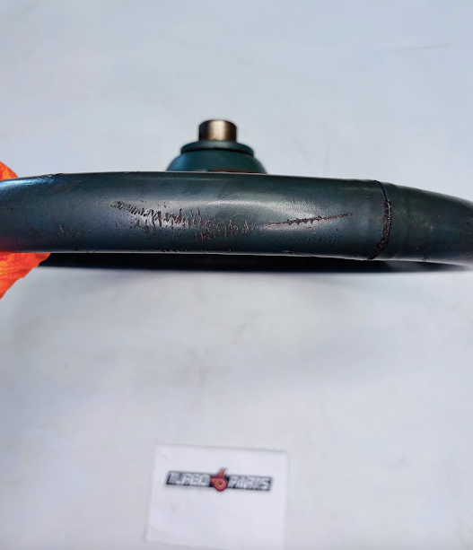 OEM Grey Leather Steering Wheel