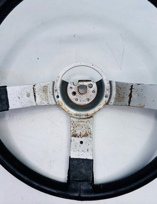 OEM Black Leather Steering Wheel