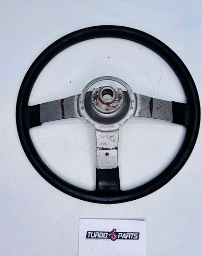 OEM Black Leather Steering Wheel