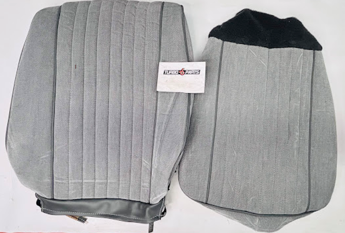 PUI 1987 Turbo Buick Gray Seat Cover Set – Front Buckets + Rear Seat (Complete Set)