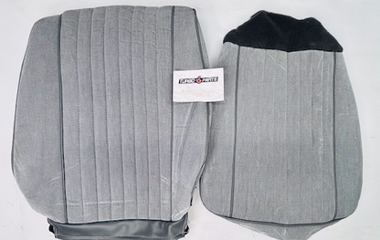 PUI 1987 Turbo Buick Gray Seat Cover Set – Front Buckets + Rear Seat (Complete Set)