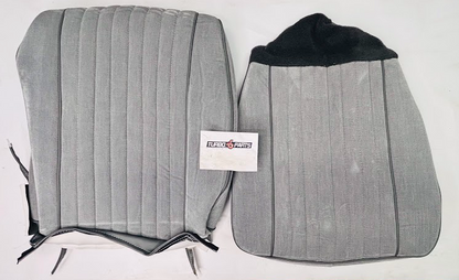 PUI 1987 Turbo Buick Gray Seat Cover Set – Front Buckets + Rear Seat (Complete Set)