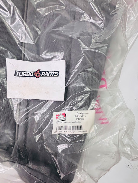 PUI 1987 Turbo Buick Gray Seat Cover Set – Front Buckets + Rear Seat (Complete Set)