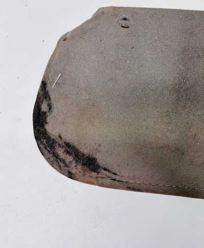 Used 1986–1987 Gbody Sun Visor Set with Mirror and Light – Gray Cloth Pair  (Driver & Passenger)