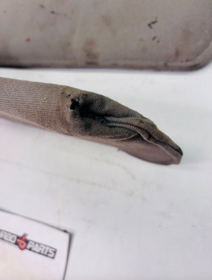 Used 1986–1987 Gbody Sun Visor Set with Mirror and Light – Gray Cloth Pair  (Driver & Passenger)