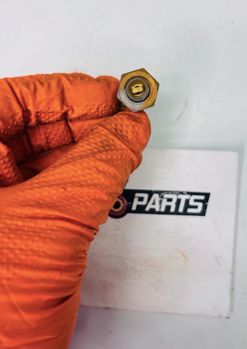 Caspers Electronics Schrader Tee – Brass Pressure Test Fitting (Part #102071)