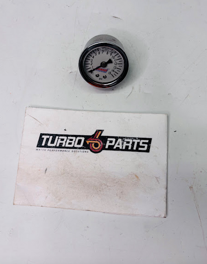 15 PSI Pressure Gauge – Dash-Mount Mini Liquid-Filled