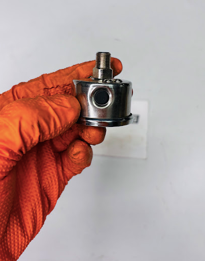 15 PSI Pressure Gauge – Dash-Mount Mini Liquid-Filled