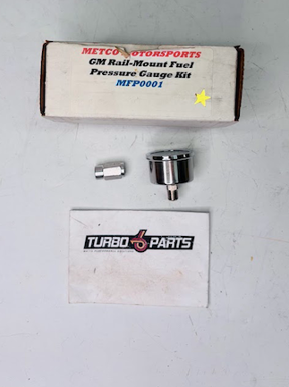 Metco Motorsports GM Rail-Mount Fuel Pressure Gauge Kit (MFP0001)