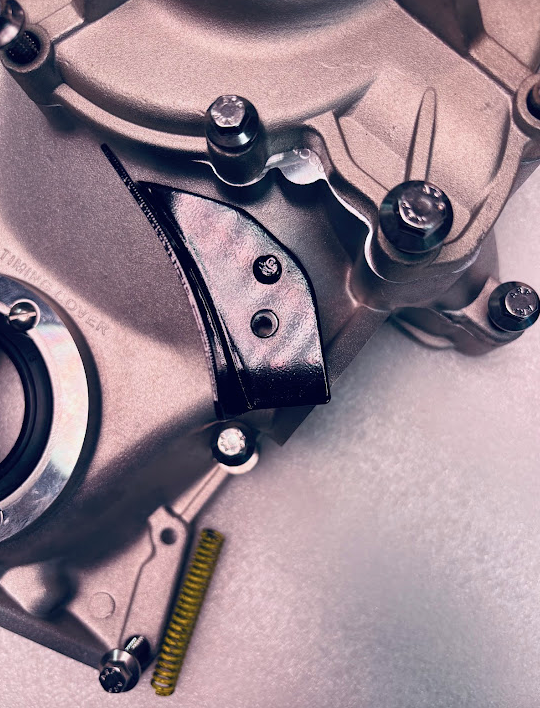 Front Cover with Adjustable Oil Pump, Timing Indicator, WIX Filter, Water Pump, and Stainless Steel Cover Bolts