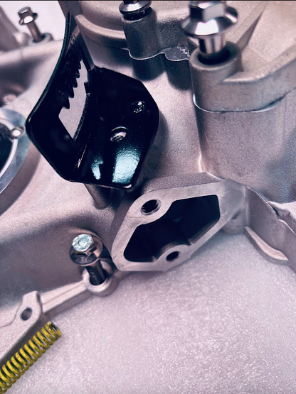 Front Cover with Adjustable Oil Pump, Timing Indicator, WIX Filter, Water Pump, and Stainless Steel Cover Bolts