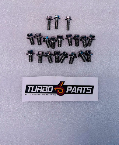Stainless Steel 20-Bolt Oil Pan Bolt Kit