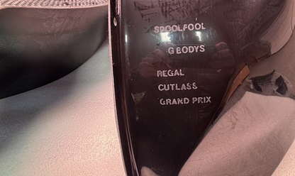 Spoolfool G-Body Carbon Fiber Inner Fender Wells- Regal / Cutlass / Grand Prix