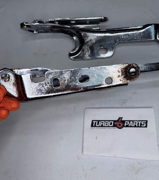 Chrome Hood Hinge Brackets (Pair)