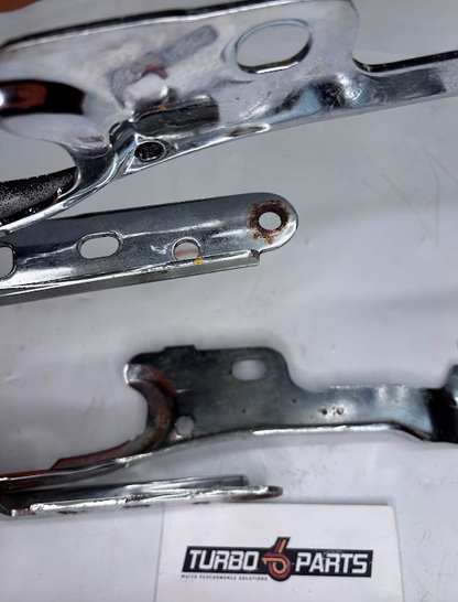 Chrome Hood Hinge Brackets (Pair)