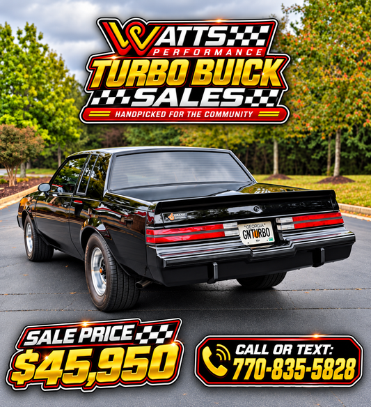 1987 Buick Grand National For Sale - Represented By Watts Performance Solutions