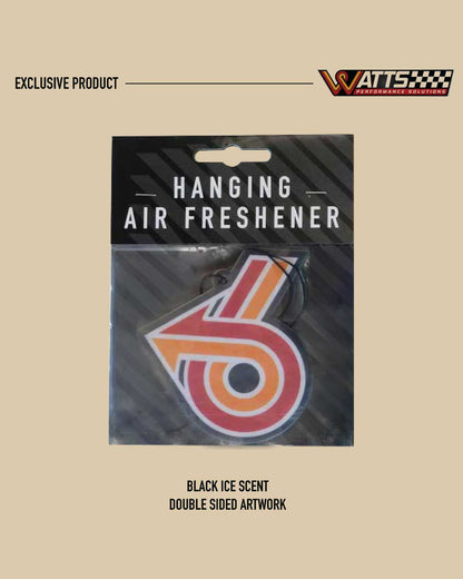 Turbo 6 Logo Hanging Air Freshener